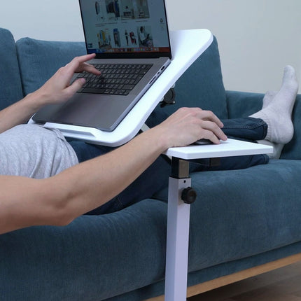 Portable Laptop Desk, on Wheels, Laptop Table for Sofa, Adjustable Laptop Desk, Laptop Table for Recliner, Tatkraft Like, 7