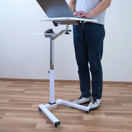 Portable Laptop Desk, on Wheels, Laptop Table for Sofa, Adjustable Laptop Desk, Laptop Table for Recliner, Tatkraft Like, 8