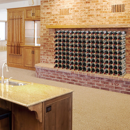 36-Bottle Wooden Wine Rack for Wine Cellar, Costway, 8