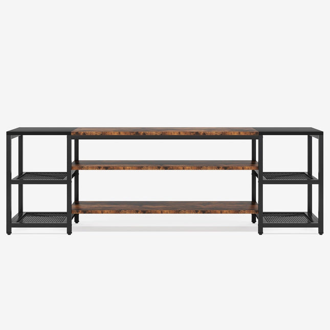 TV Stand,  3-Tier Media Entertainment Center - Tribesigns, Industrial TV Stand, 1