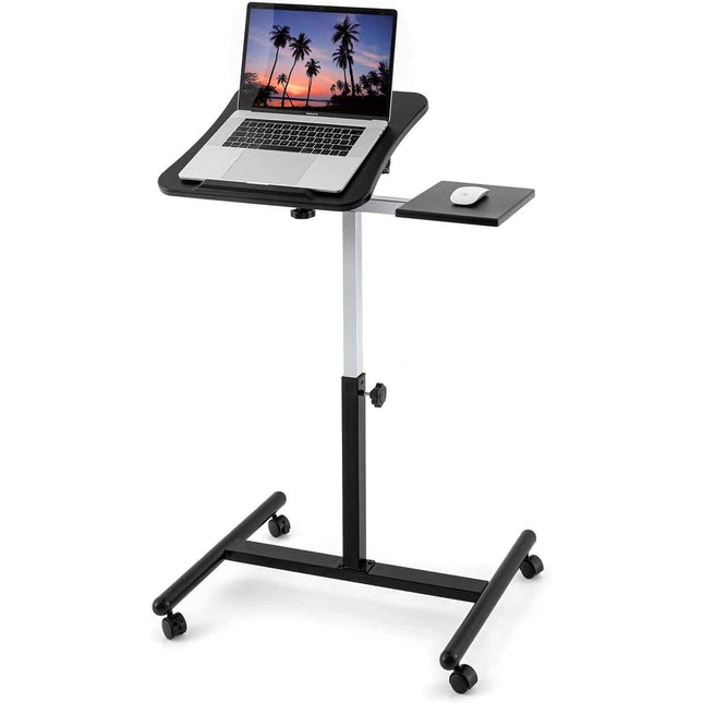 Portable Standing Desk, Rolling Laptop Desk, Laptop Desk for Chair, Adjustable Height Laptop Desk, Tatkraft Vanessa, 2
