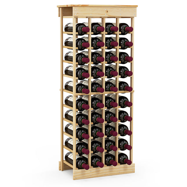 Modular Wine Rack, 40 Bottles , Costway, 5