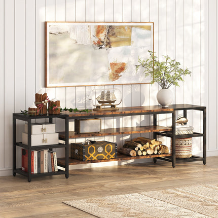 Tribesigns - TV Stand, 3-Tier Media Entertainment Center for TV up to 85"