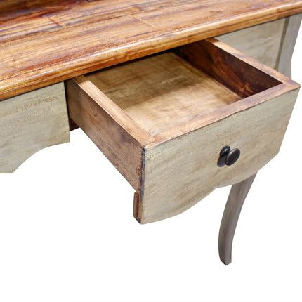 Writing Desk Solid Reclaimed Wood 31.5x15.7x36.2 In, vidaXL, 4