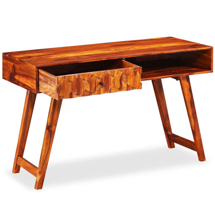 Writing Table Solid Sheesham Wood 46.5x19.7x29.9 In, vidaXL, 4