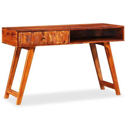 Writing Table Solid Sheesham Wood 46.5x19.7x29.9 In, vidaXL, 9