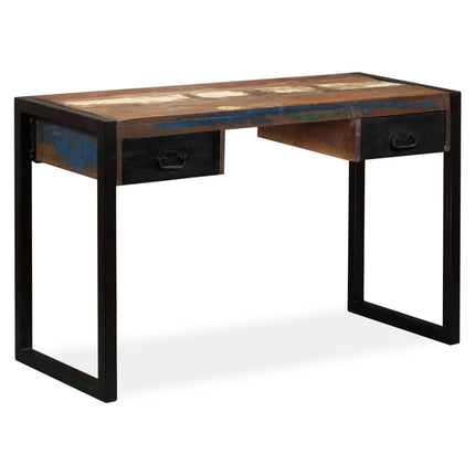 Desk with 2 Drawers Solid Reclaimed Wood 47.2x19.7x29.9 In, vidaXL, 10