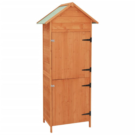 Patio Storage Cabinet Brown 16.7x25.2x74.8 In, vidaXL, 1