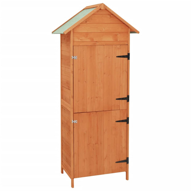 Patio Storage Cabinet Brown 16.7x25.2x74.8 In, vidaXL, 1