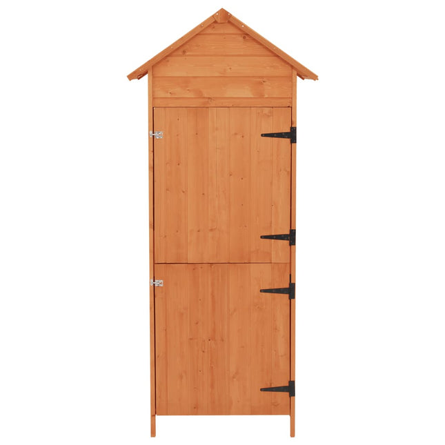 Patio Storage Cabinet Brown 16.7x25.2x74.8 In, vidaXL, 2