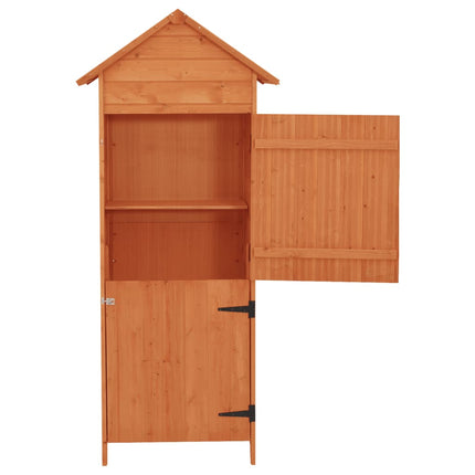 Patio Storage Cabinet Brown 16.7x25.2x74.8 In, vidaXL, 3