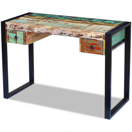 Desk Solid Reclaimed Wood, vidaXL, 9