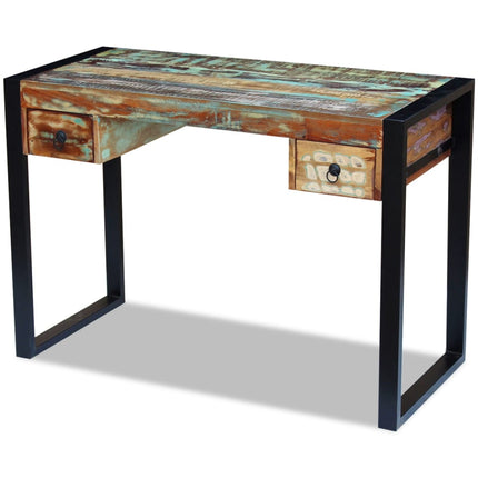 Desk Solid Reclaimed Wood, vidaXL, 10