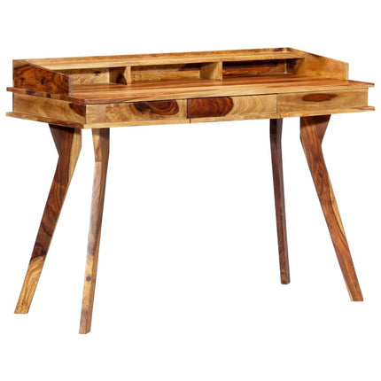 Writing Desk 45.3x19.7x33.5 In Solid Sheesham Wood, vidaXL, 9