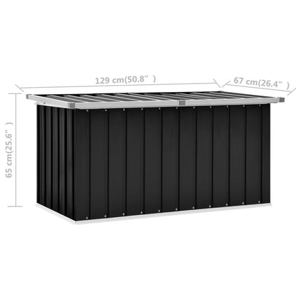 Patio Storage Box Anthracite 50.8x26.4x25.6 In, vidaXL, 8