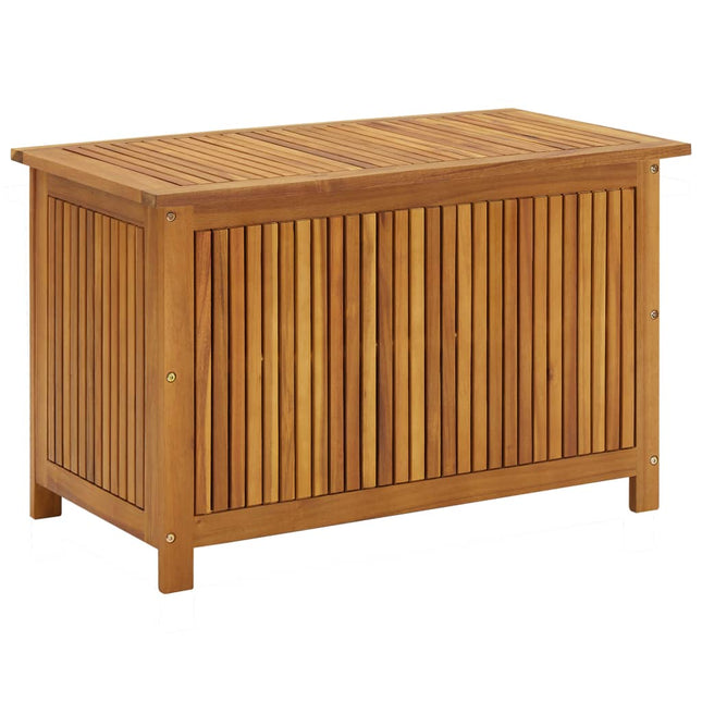 Patio Storage Box 35.4x19.7x22.8 In Solid Wood Acacia, vidaXL, 1