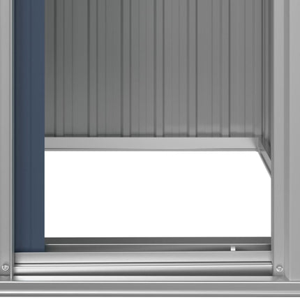 Garden Shed Anthracite 49.6x38.4x69.7 In Galvanized Steel, vidaXL, 7