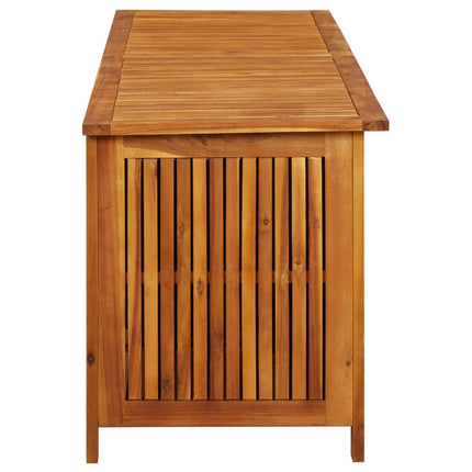 Patio Storage Box 68.9x19.7x22.8 In Solid Acacia Wood, vidaXL, 3