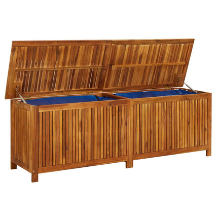 Patio Storage Box 68.9x19.7x22.8 In Solid Acacia Wood, vidaXL, 5