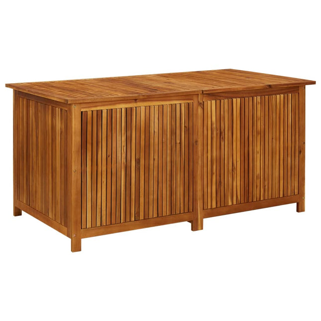 Patio Storage Box 59.1x31.5x29.5 In Solid Acacia Wood, vidaXL, 1