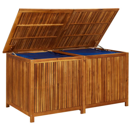 Patio Storage Box 59.1x31.5x29.5 In Solid Acacia Wood, vidaXL, 5