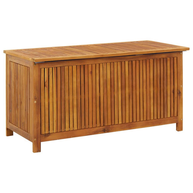 Patio Storage Box 44.5x19.7x22.8 In Solid Acacia Wood, vidaXL, 1