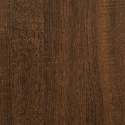 Corner Desk Brown Oak 57.1x39.4x29.9 In Engineered Wood, vidaXL, 8