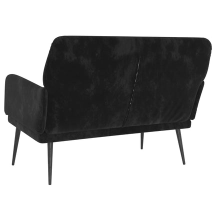 Bench Black 42.5x31.1x31.1 In Velvet, vidaXL, 5
