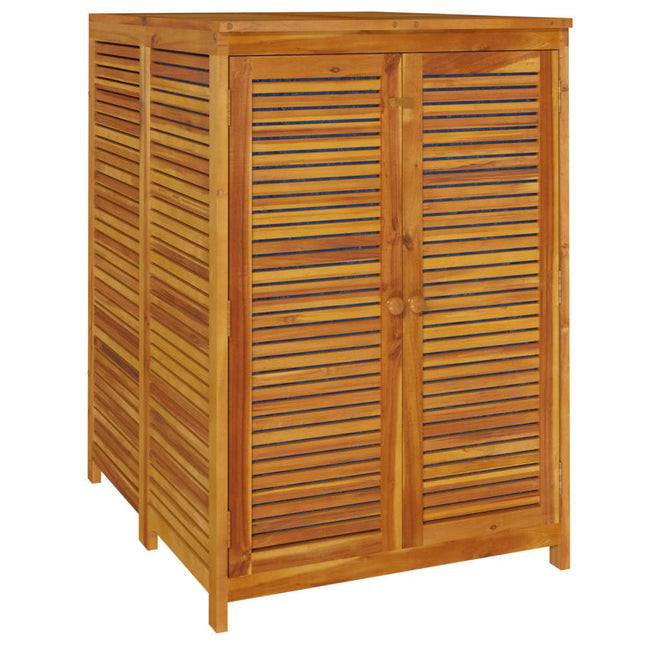 Patio Storage Box 27.6x34.3x40.9 In Solid Wood Acacia, vidaXL, 2