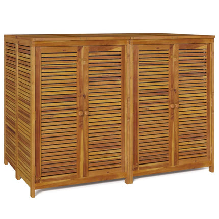 Patio Storage Box 55.1x34.3x40.9 In Solid Wood Acacia, vidaXL, 2