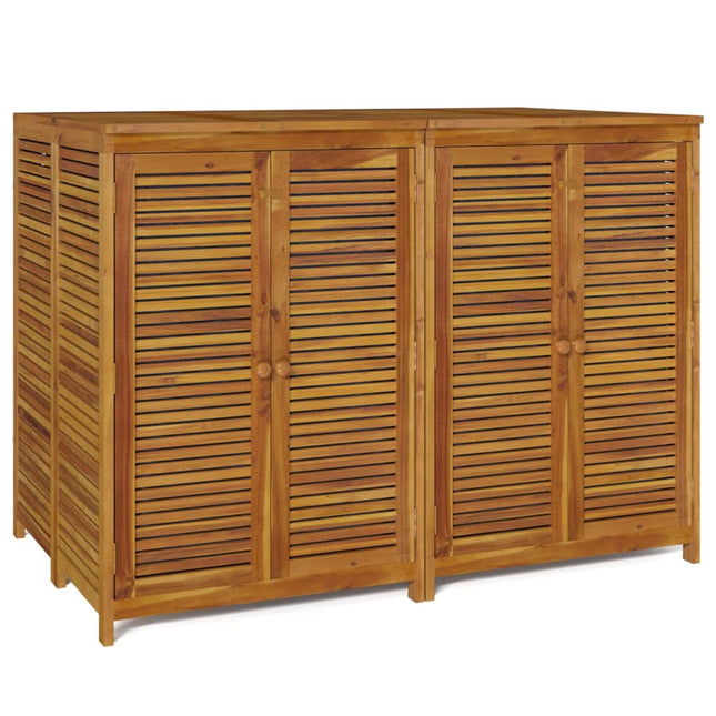 Patio Storage Box 55.1x34.3x40.9 In Solid Wood Acacia, vidaXL, 2