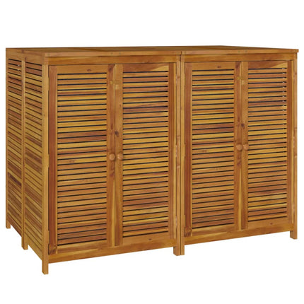 Patio Storage Box 55.1x34.3x40.9 In Solid Wood Acacia, vidaXL, 3