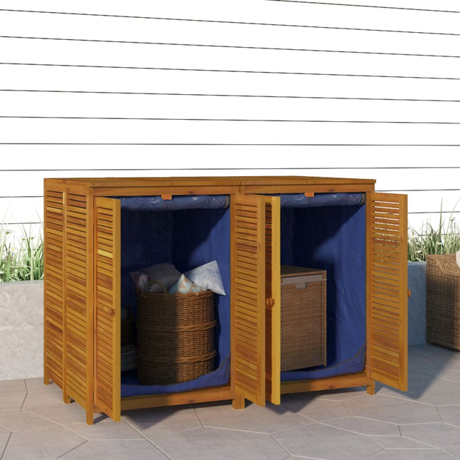 Patio Storage Box 55.1x34.3x40.9 In Solid Wood Acacia, vidaXL, 1