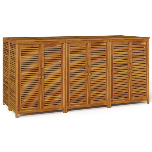 Patio Storage Box 82.7x34.3x40.9 In Solid Wood Acacia, vidaXL, 2