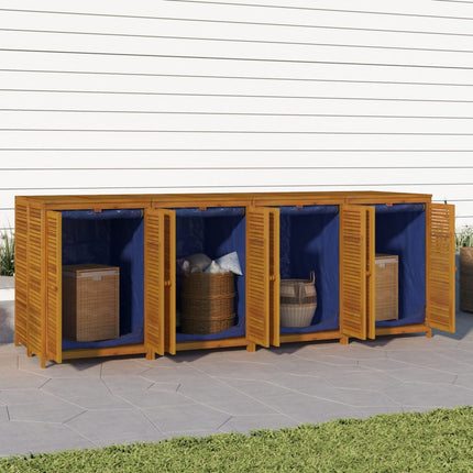 Patio Storage Box 110.2x34.3x40.9 In Solid Wood Acacia, vidaXL, 1