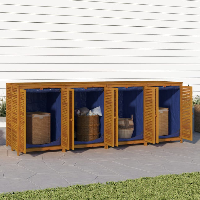 Patio Storage Box 110.2x34.3x40.9 In Solid Wood Acacia, vidaXL, 1