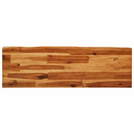 Bench with Live Edge 43.3 In Solid Wood Acacia, vidaXL, 6