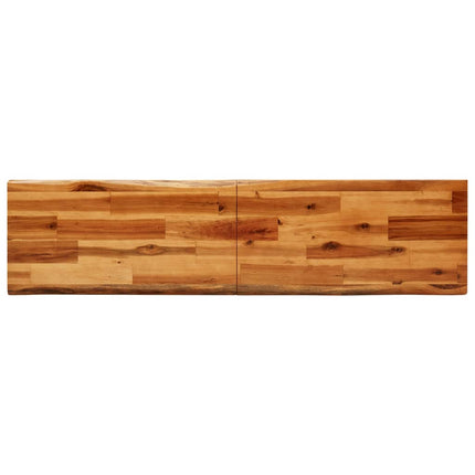 Bench with Live Edge 55.1 In Solid Wood Acacia, vidaXL, 6
