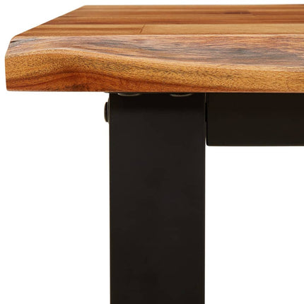Bench with Live Edge 55.1 In Solid Wood Acacia, vidaXL, 8