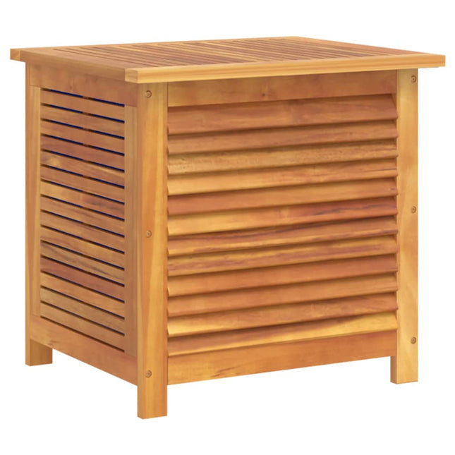 Garden Storage Box with Louver 23.6x19.7x22 In Solid Wood Acacia, vidaXL, 2