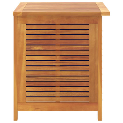Garden Storage Box with Louver 23.6x19.7x22 In Solid Wood Acacia, vidaXL, 6