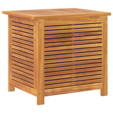 Garden Storage Box with Louver 23.6x19.7x22 In Solid Wood Acacia, vidaXL, 7