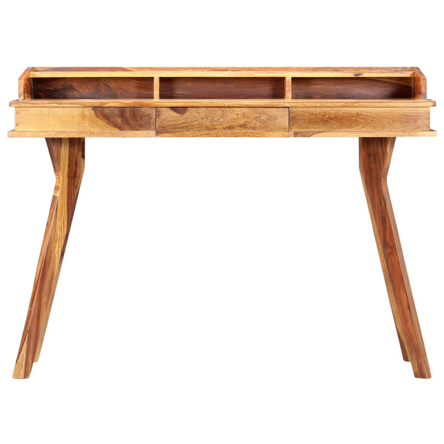 Computer Desk, Writing Desk, 45.3x19.7x33.5 In, Solid Sheesham Wood, vidaXL, 2