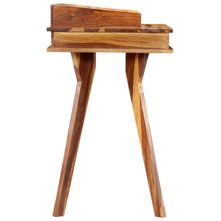 Computer Desk, Writing Desk, 45.3x19.7x33.5 In, Solid Sheesham Wood, vidaXL, 3