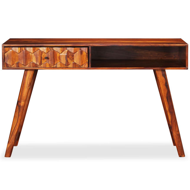 Computer Desk, Writing Table Solid Sheesham Wood 46.5x19.7x29.9 In, vidaXL, 2