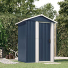 Garden Shed Anthracite 49.6x38.4x69.7 In Galvanized Steel, vidaXL, 1