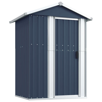 Garden Shed Anthracite 49.6x38.4x69.7 In Galvanized Steel, vidaXL, 2