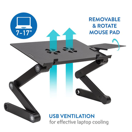 Laptop Stand, Couch Desk, Adjustable Laptop Stand for Bed, Folding Lap Table, WonderWorker Einstein, 4