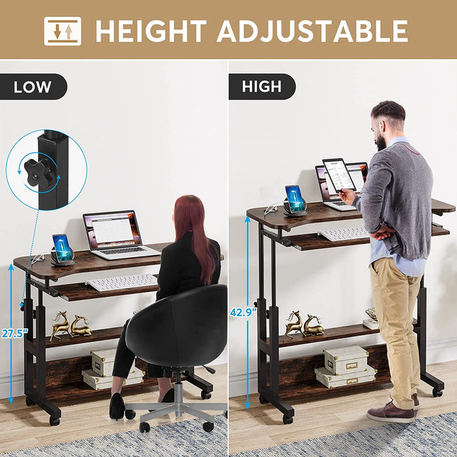 Standing Desk, Stand up desk, Ergonomic Desk, Portable Standing Desk, Height Adjustable Desk, Tribesigns, 1