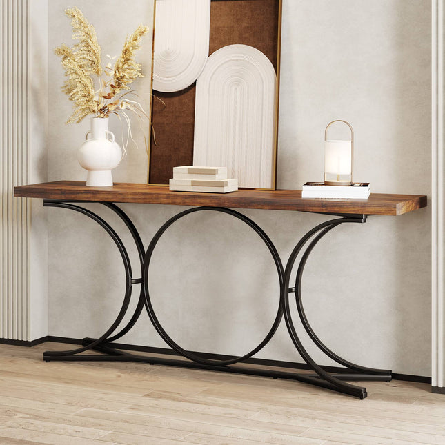 Console Table, 70.9-Inch Extra Long Entryway Sofa Table
